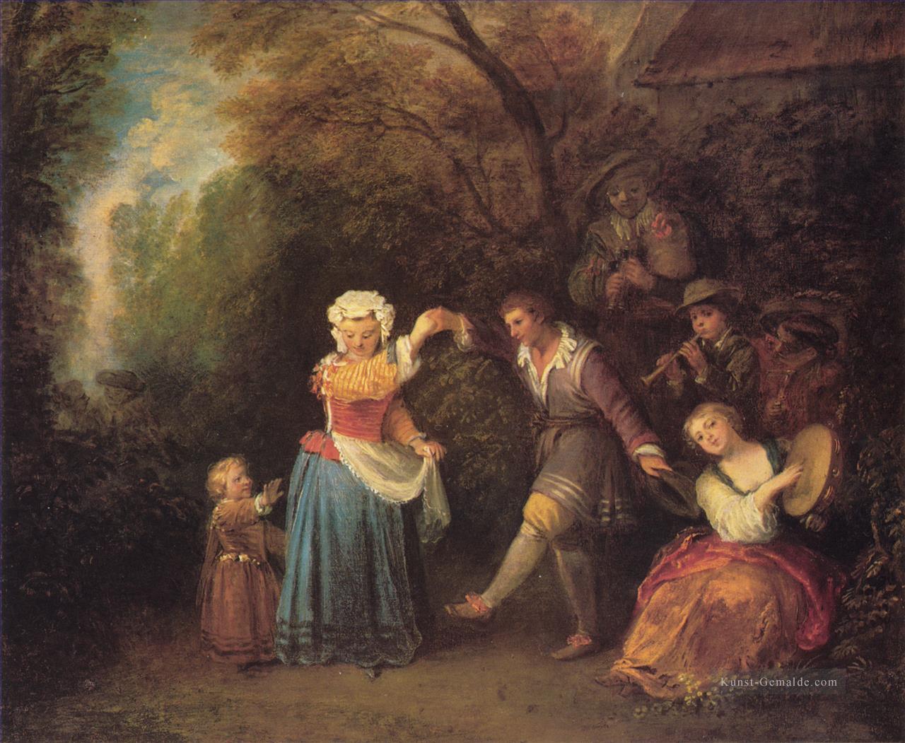 La Danse Champetre Jean Antoine Watteau Ölgemälde